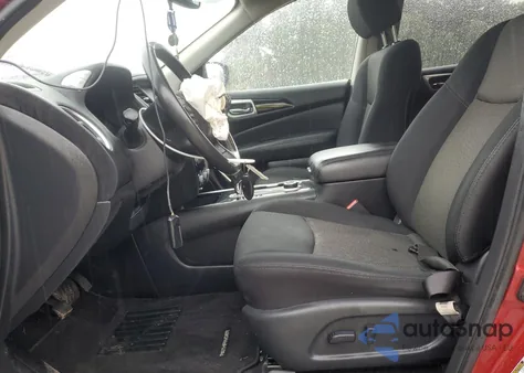 2018 Nissan Pathfinder S z USA, uszkodzony, nr VIN 5N1DR2MMXJC651597